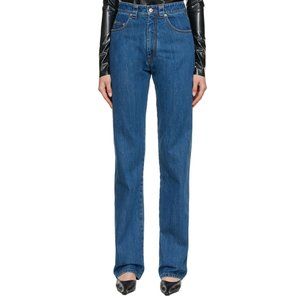 KWAIDAN EDITIONS - BLUE DENIM HI-RISE JEANS - Size 34